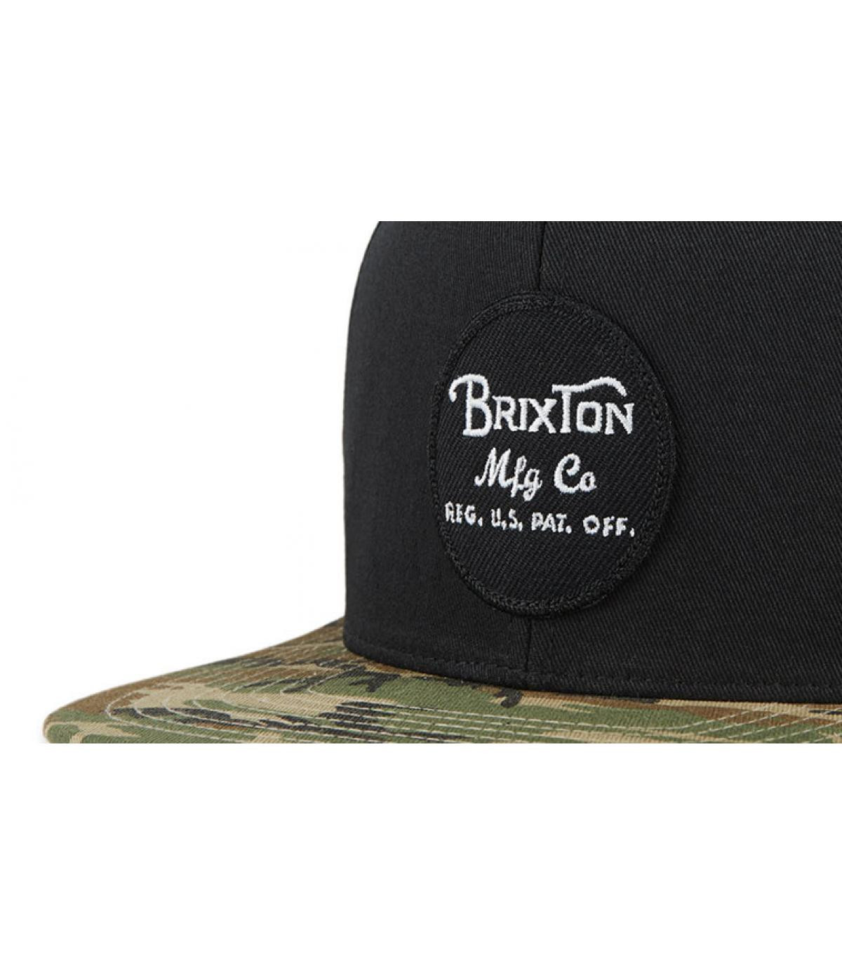 snapback Brixton noir camo